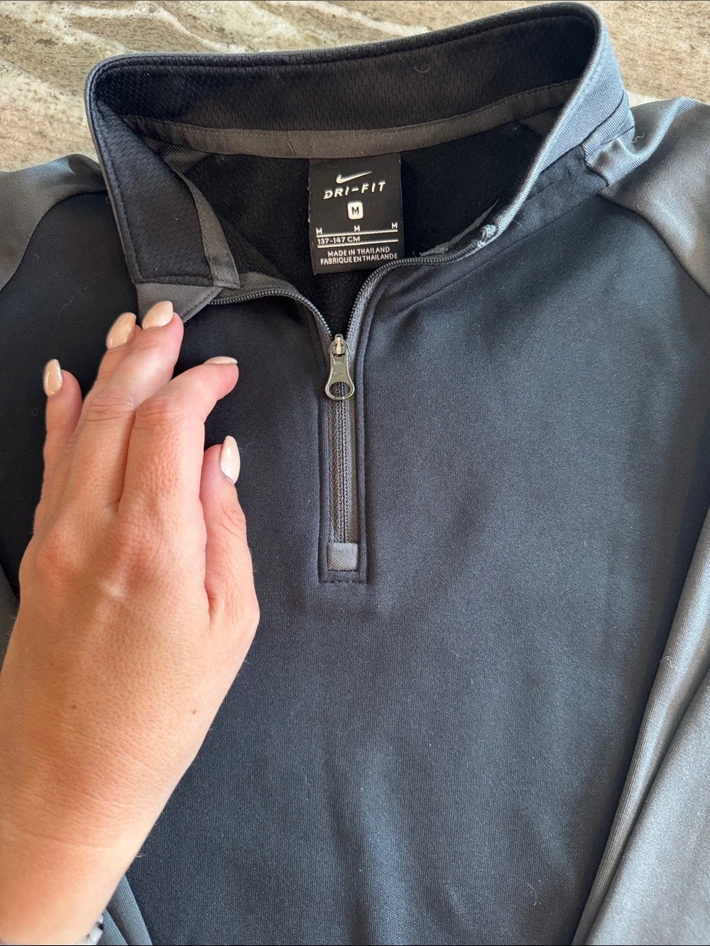 Set of Nike Youth Black Long-Sleeve Quarter-Zips